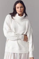 Daily Practice by Anthropologie Chunky Oversized Twofer Turtleneck Sweater Dress