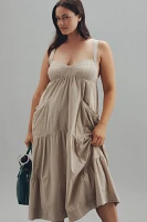 Daily Practice Top Tier Utility Sweetheart Midi Dress