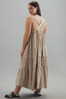 Daily Practice Top Tier Utility Sweetheart Midi Dress