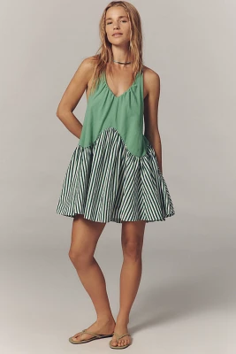 Daily Practice Spring Fling Racerback Babydoll Mini Dress