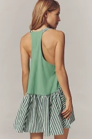 Daily Practice Spring Fling Racerback Babydoll Mini Dress