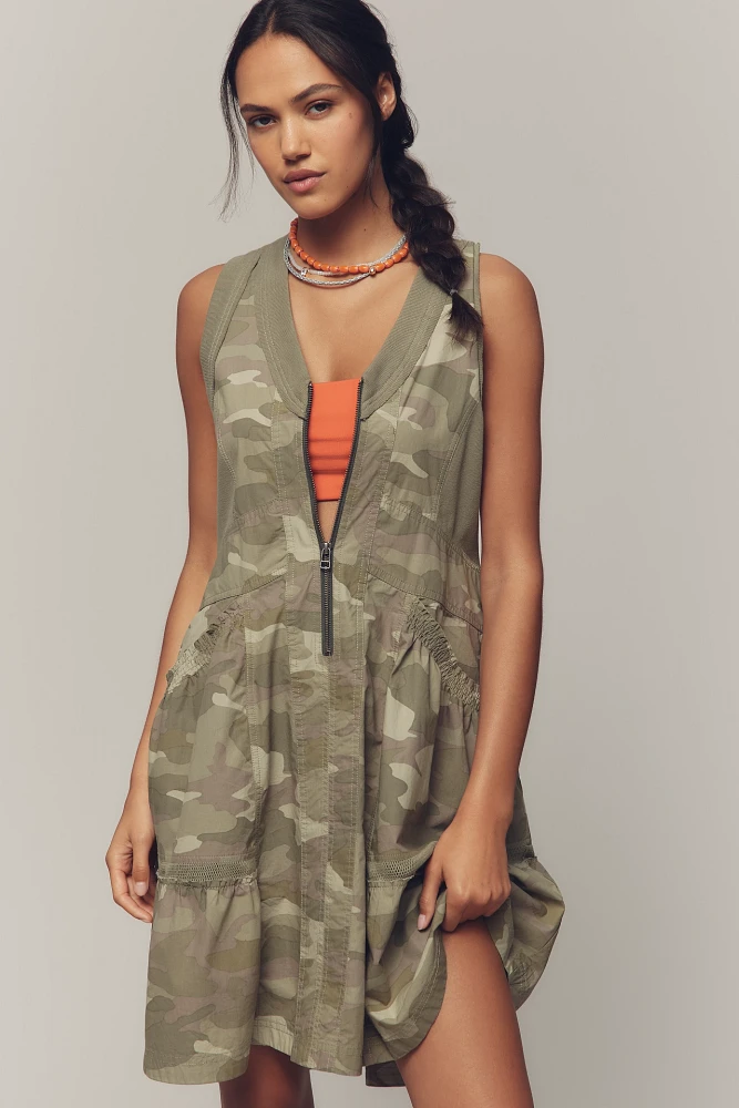 Daily Practice by Anthropologie Trek Utility Mini Dress