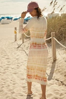 Daily Practice by Anthropologie High Tide Long-Sleeve Midi Dress