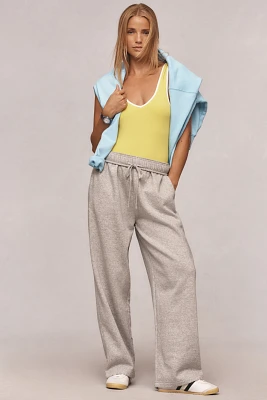 Daily Practice by Anthropologie Wide-Leg Fleece Pants