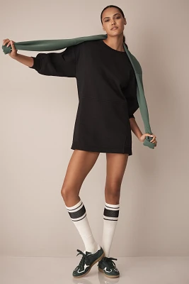 Daily Practice by Anthropologie Long-Sleeve Relaxed Mini Dress