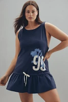 Daily Practice Lane Line Graphic Mini Dress