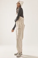 Daily Practice by Anthropologie Drawstring Overalls