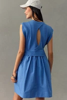 Daily Practice Gardenia Muscle Twofer Babydoll Mini Dress