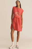 Daily Practice Gardenia Muscle Tank Twofer Dress