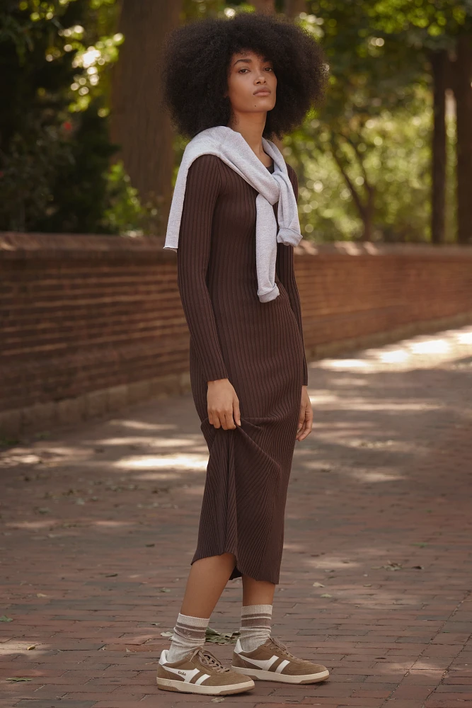 Sundays Kaira Long-Sleeve Maxi Dress