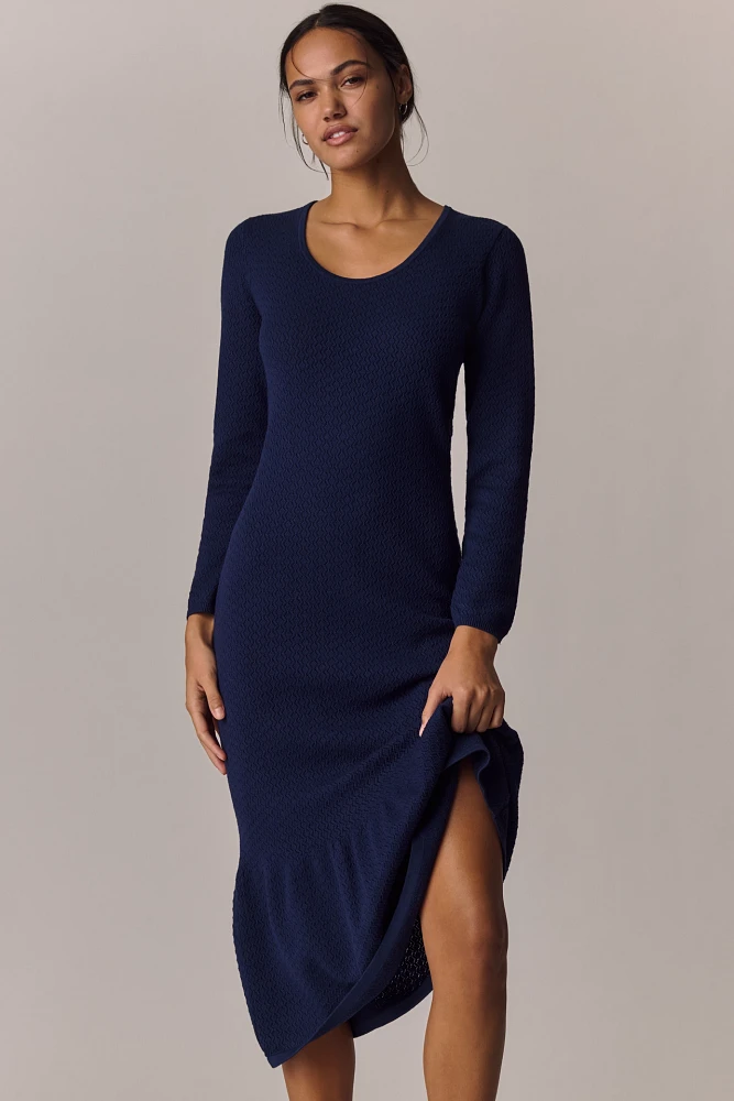 Sundays Mora Long-Sleeve Midi Dress