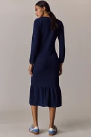 Sundays Mora Long-Sleeve Midi Dress