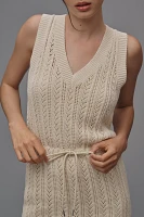 Sundays Tatum Sleeveless V-Neck Knit Mini Dress