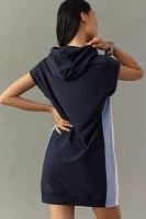 Sundays Mina Short-Sleeve Hoodie Mini Dress