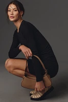 Michael Stars Jordan Long-Sleeve Ribbed Mini Dress