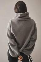 Daily Practice Mock-Neck Boxy Sweatshirt