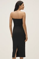 Daily Practice Strapless Midi Dress