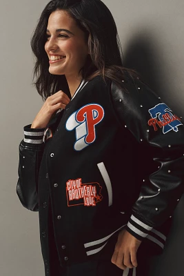 The Wild Collective Phillies Varsity Jacket