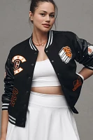 The Wild Collective x Anthropologie MLB Letterman Jacket