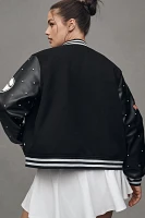 The Wild Collective x Anthropologie MLB Letterman Jacket