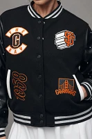 The Wild Collective x Anthropologie MLB Letterman Jacket