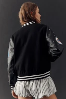 The Wild Collective x Anthropologie MLB Letterman Jacket