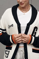 The Wild Collective x Anthropologie MLB Cotton Cardigan Sweater