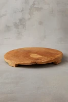 Footed Teak Serving Board