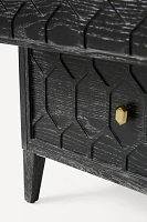 Textured Trellis Nightstand