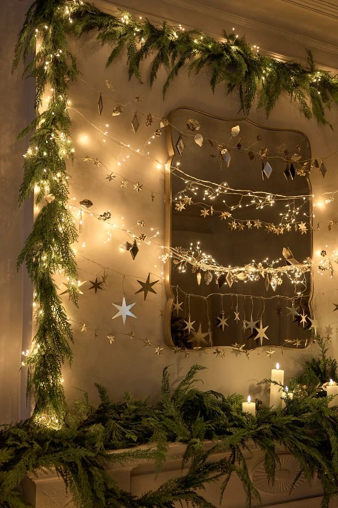 Faux Cedar Garland, Evergreen