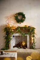 Faux Cedar Garland, Evergreen 72-180"