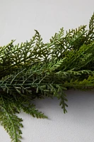 Faux Cedar Garland, Evergreen