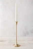 Antiqued Brass Candlestick, Tall