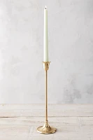 Antiqued Brass Candlestick, Tall