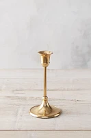 Antiqued Brass Candlestick, Tall