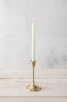 Antiqued Brass Candlestick, Tall