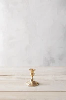 Antiqued Brass Candlestick