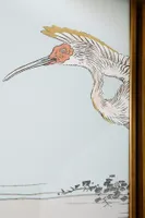 Gilded Heron Diptych Wall Art