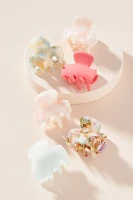 Speckled Mini Hair Clip Set