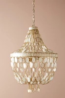 Oval Capiz Chandelier