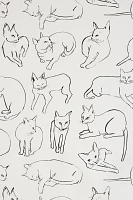 Anthropologie Cat Study Wallpaper