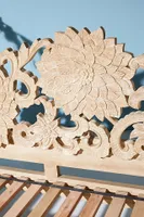 Handcarved Lotus Daybed