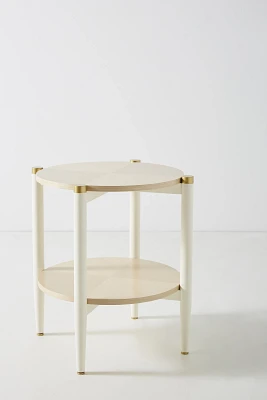 Geo-Marquetry Side Table