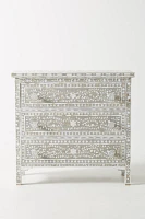 Mother-of-Pearl Inlay Three-Drawer Dresser