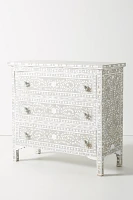 Mother-of-Pearl Inlay Three-Drawer Dresser