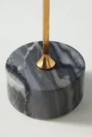 Swirling Marble End Table