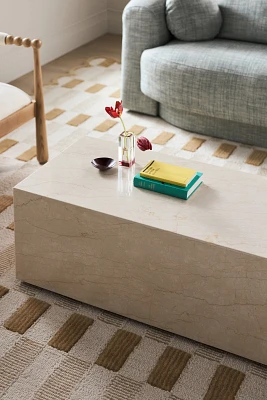Grayson Rectangular 44" Marble Coffee Table