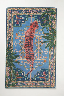 Bengal Tiger Tufted Wool Rug