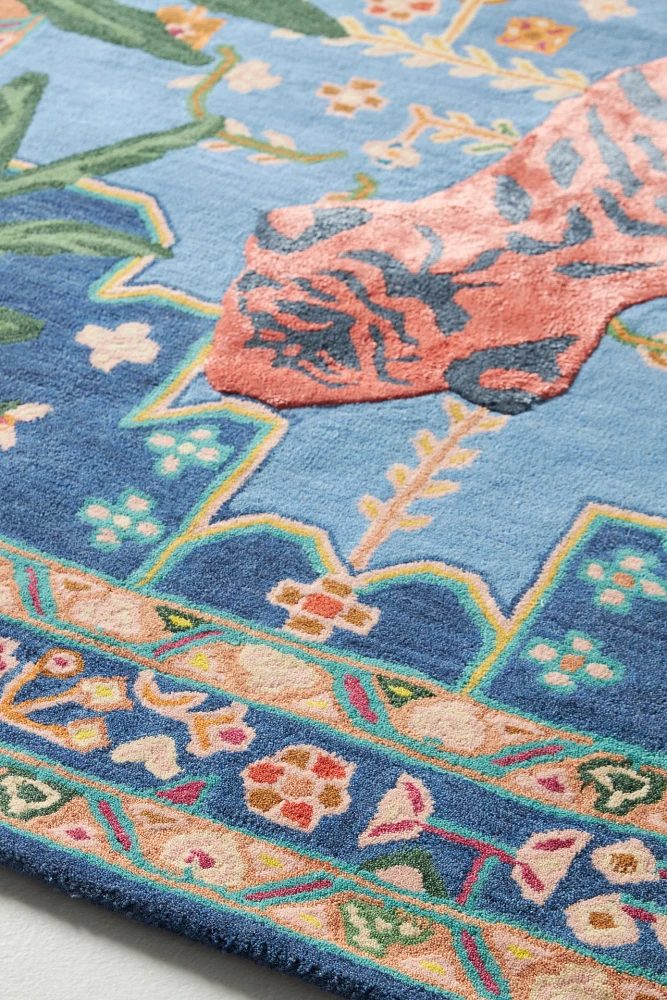 Bengal Tiger Tufted Wool Rug