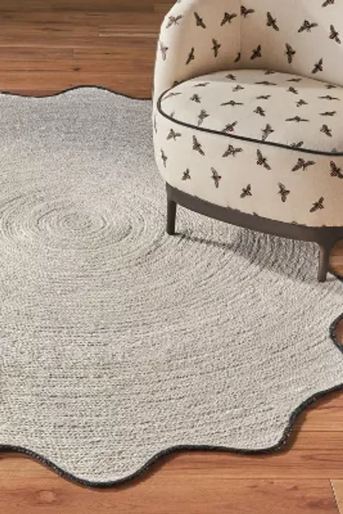 Scalloped Jute Hartley Rug